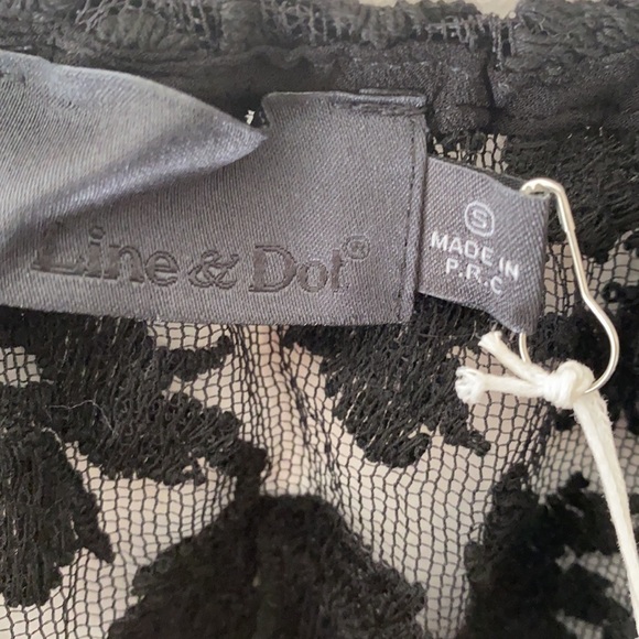 Revolve Line & Dot Lace Off the Shoulder Top - Picture 4 of 4